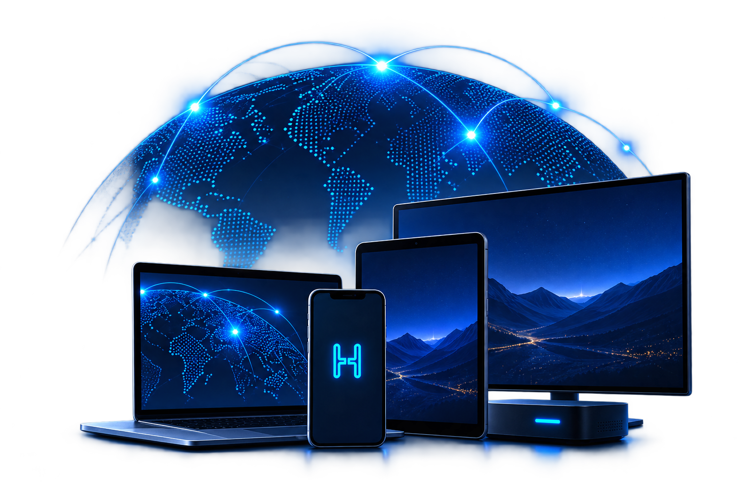 Happ на ноутбуке, телефоне, планшете и телевизоре